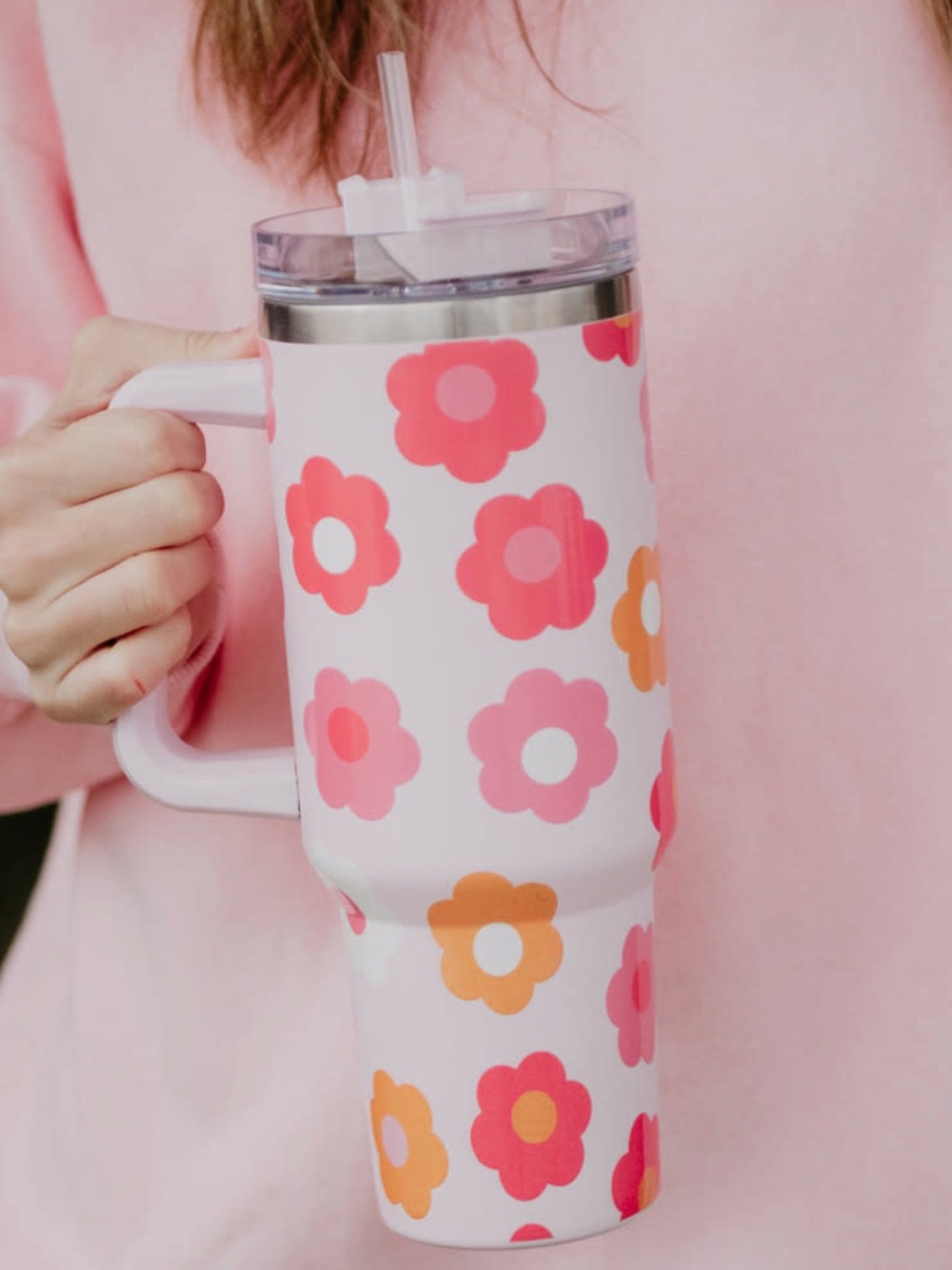 Katydid Groovy Flower 40 oz Tumbler
